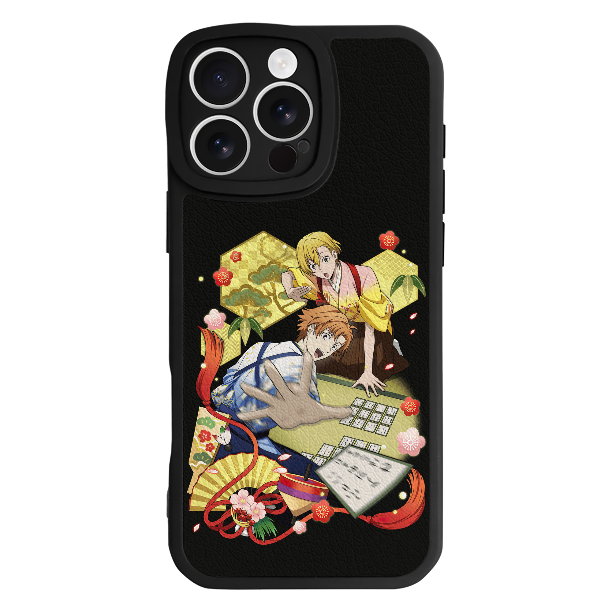 （画像用） 文豪ストレイドッグス Bungo Stray Dogs 【iPhone 16シリーズ対応】シリコンスマホケース（レザー調） 材質：シリコン
